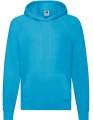 Heren Hoodie Fruit of the Loom Lightweight 62-140-0 Azure Blue